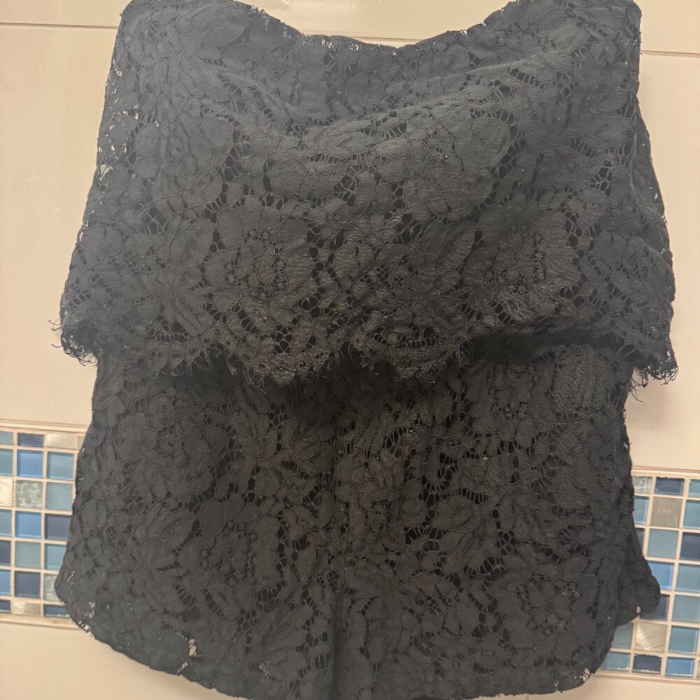 Black Lace Romper (L)